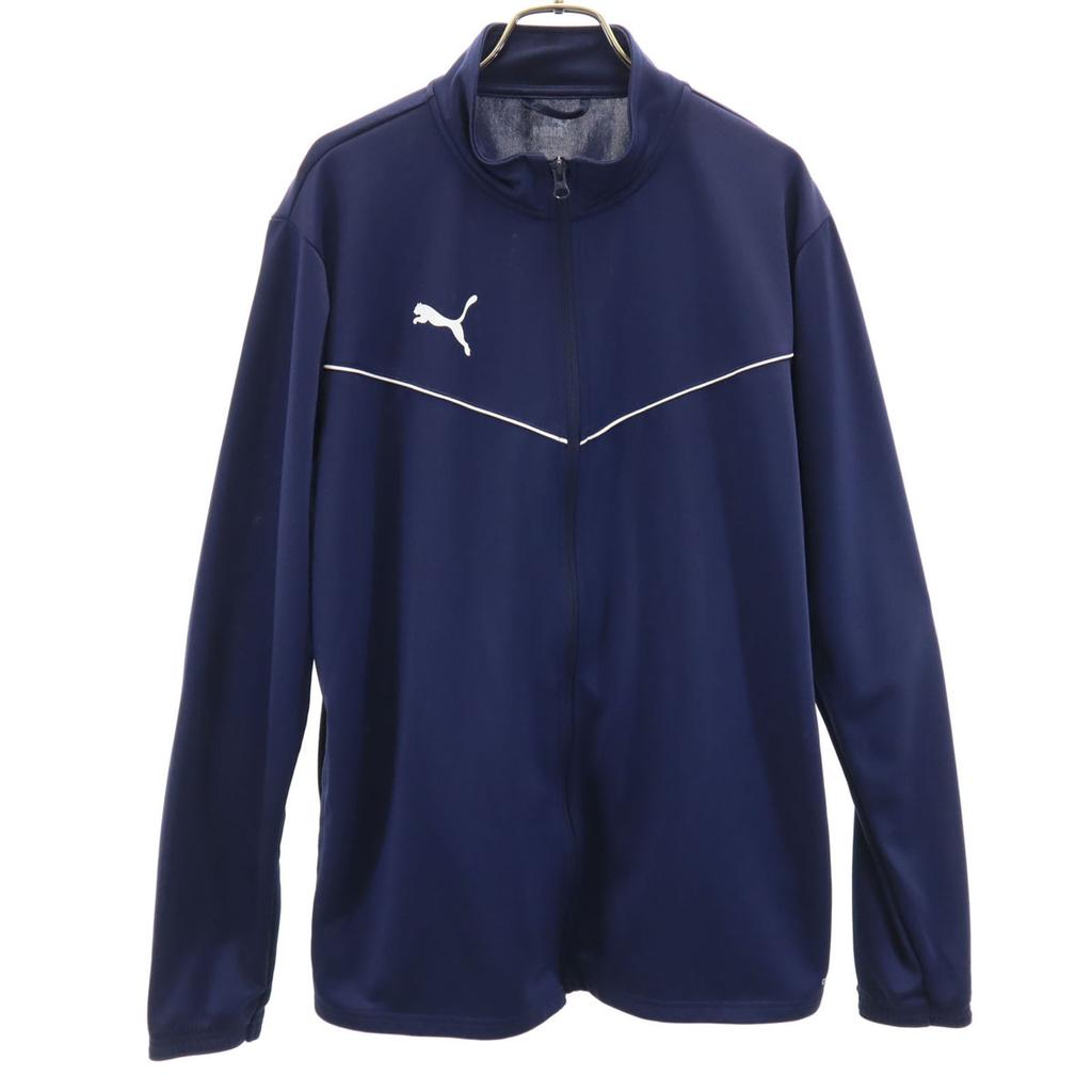 PUMA Track jacket XL Navy Jersey Men's Used