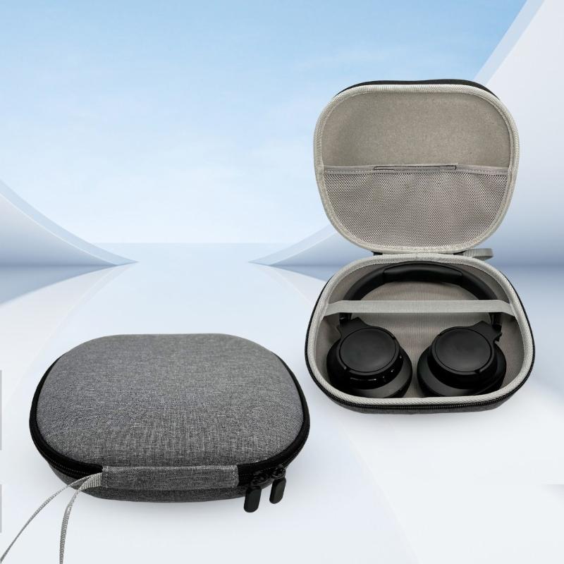 Durability EVA Hard Shell Protective Case For Tune 510BT/WHCH520 Over Ear Headphone With Shockproof Design Smooth Zippers