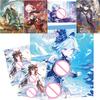Genshin Impact Limited Color Paper Card High Score Open World Game Creative Peripheral Characters Cards Christmas Gifts for Kids