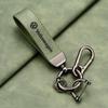 VW Logo Car Key Chain Metal/Leather Keyring Auto Interior Accessorie For Volkswagen RLine Golf Amarok T5 ID3 Tiguan Polo Arteon Mc9