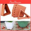 Pot Raising Pad 12pcsset Durable Water Saving Corrosion Resistant Gardening Resin Pot Feet Triangle Flower Planter