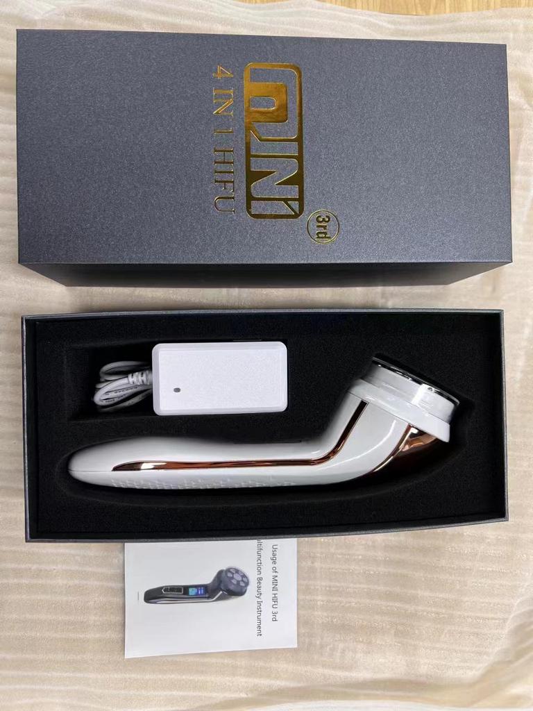 MINI 3rd Gen HIFU Ultrasound Beauty Device with EMS Microcurrent Pulse for Home Use