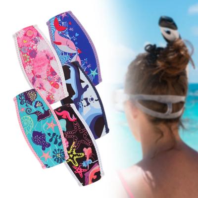Neopren Dykmaskband Hårskydd Wrap Vattentätt Dyk- och Snorkelmaskband för Män och Kvinnor Slitstarkt