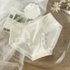 Sweet Sexy Briefs Women's Underwear Hollow Out Transparent Mesh Mid-Waist Breathable Panties