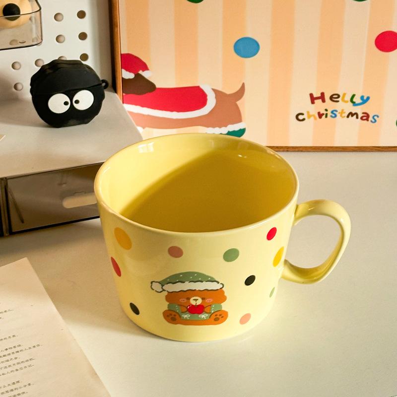 Крем-ветер Мультяшный мишка Студенческая чашка для лапши быстрого приготовления Домашняя миска для лапши быстрого приготовления с крышкой Студенческая миска для лапши быстрого приготовления Персональная no specifications