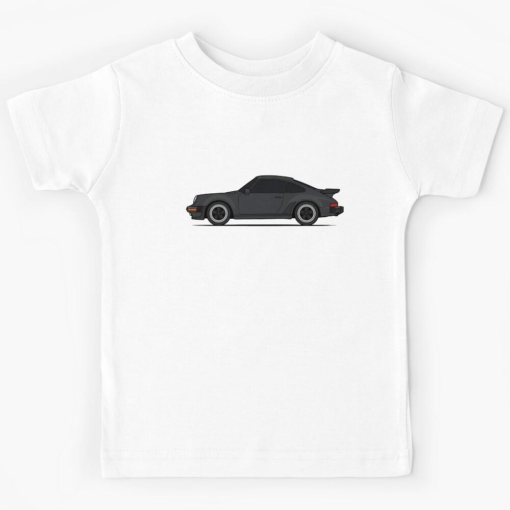 Retro P 930 Turbo Side View - Slate Grey Kids T-Shirt 120
