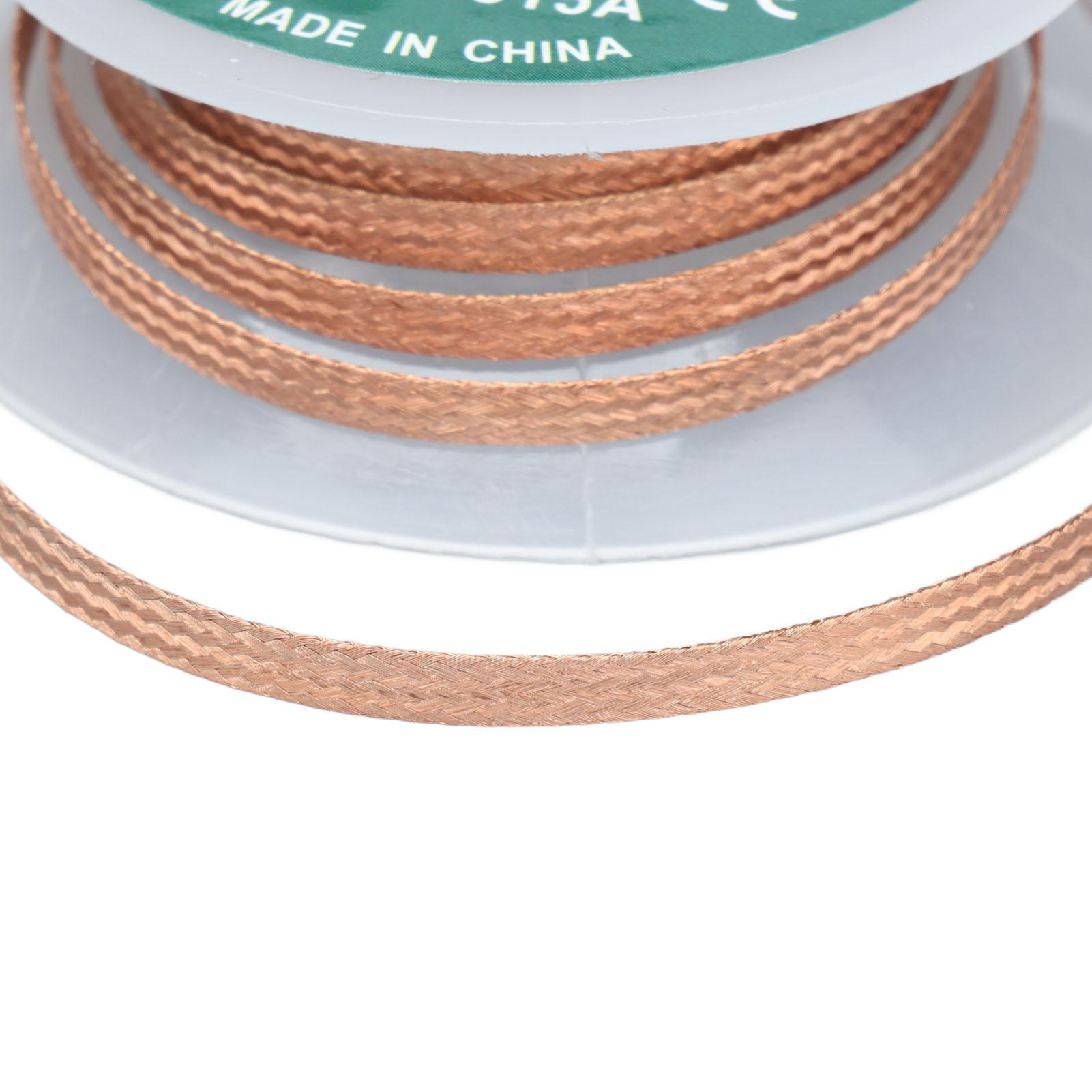 

Desoldering Wick No Clning Alloy Copper Low Residue Solder Removal Braid Belt 1.5 Meter