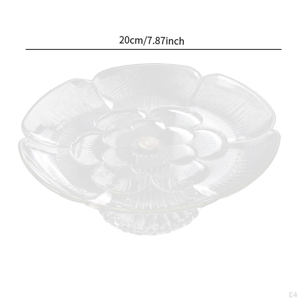 Acrylic Display Stand for Fruits And Cupcakes, Serving Tray with Base Home Snacks