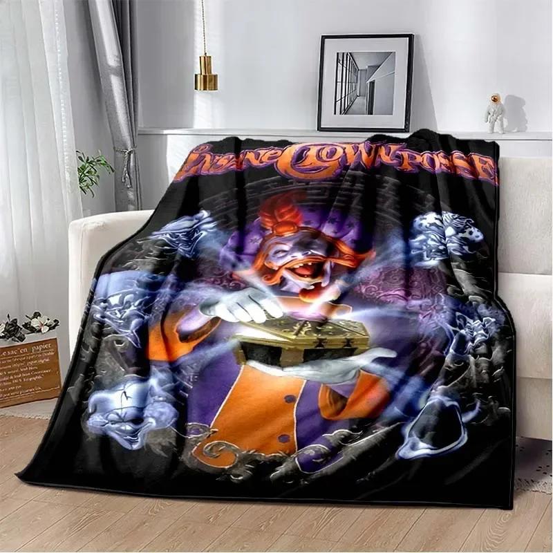Insane Clown Posse Band Blanket ICP Juggalo Faygo HIP HOP Soft Flannel Kid's Warm Blanket Bedroom Sofa Bed Travel Picnic Blanket