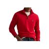 Polo Ralph Lauren Sweatshirt Logo Print Stand Collar Half Zip Long Sleeve Kids Tops Red 323952436-004
