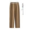 Women's Khaki High-Waist Loose Straight-Leg Harem Pants - Spring/Autumn 2025 Fashion Trend