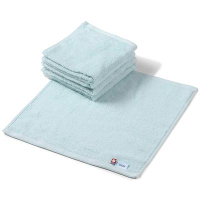 Imabari Towel Certified Hand Towel Made In Blue (Ima) 5-Piece Set, Hotaka, Thin, Quick-Drying, Absorbent, Japan,