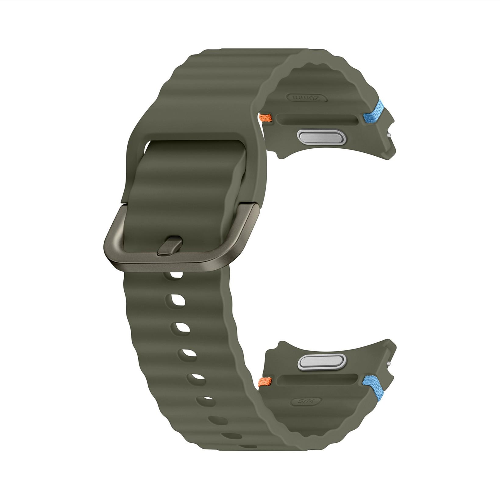 Original Samsung Galaxy Watch 4 4 Classic 5 5 Pro 6 6 Classic 7 Sport Armband S/M M/L Samsung Smartwatch Armbänder S/M M/L M/L grün