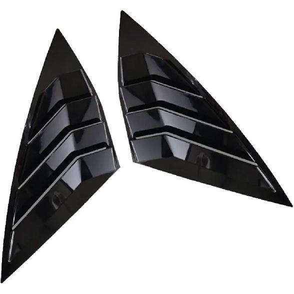 

Пара бічних вентиляційних решіток заднього вікна, накладка-жалюзі для VW Jetta A7 Mk7 GLI - Автомобільні аксесуари, Автозапчастини, Вуглецеве волокно Glossy Black