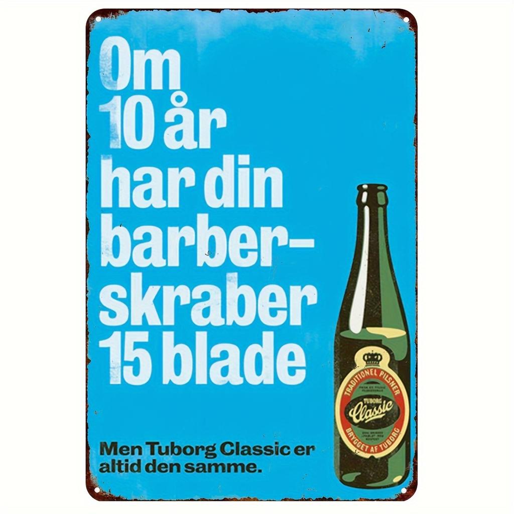 Corona Beer Vintage Metal Aluminum Sign Plaque Metal Weather Resistant Wall Art for Home Bar Cafe Garden Farmhouse Decor