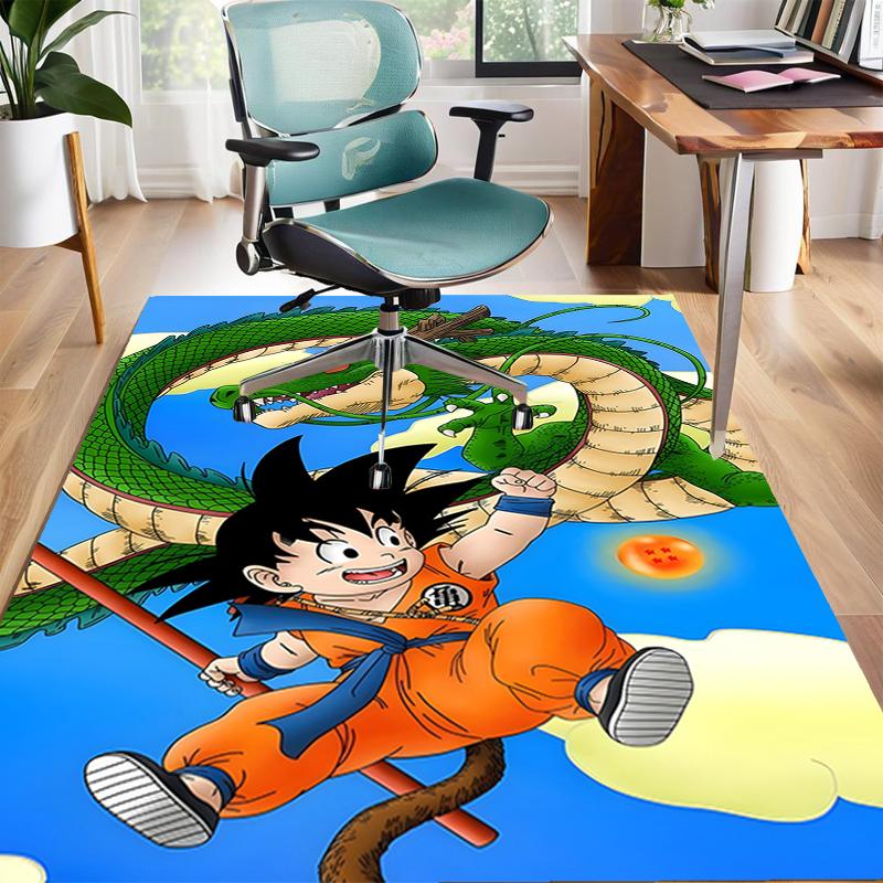 1pc Dragon Ball1 Design Area Rug - Non-Slip, Soft & Cozy Floor Mat for Living Room, Bedroom, Office - Indoor/Outdoor Decorative Carpet