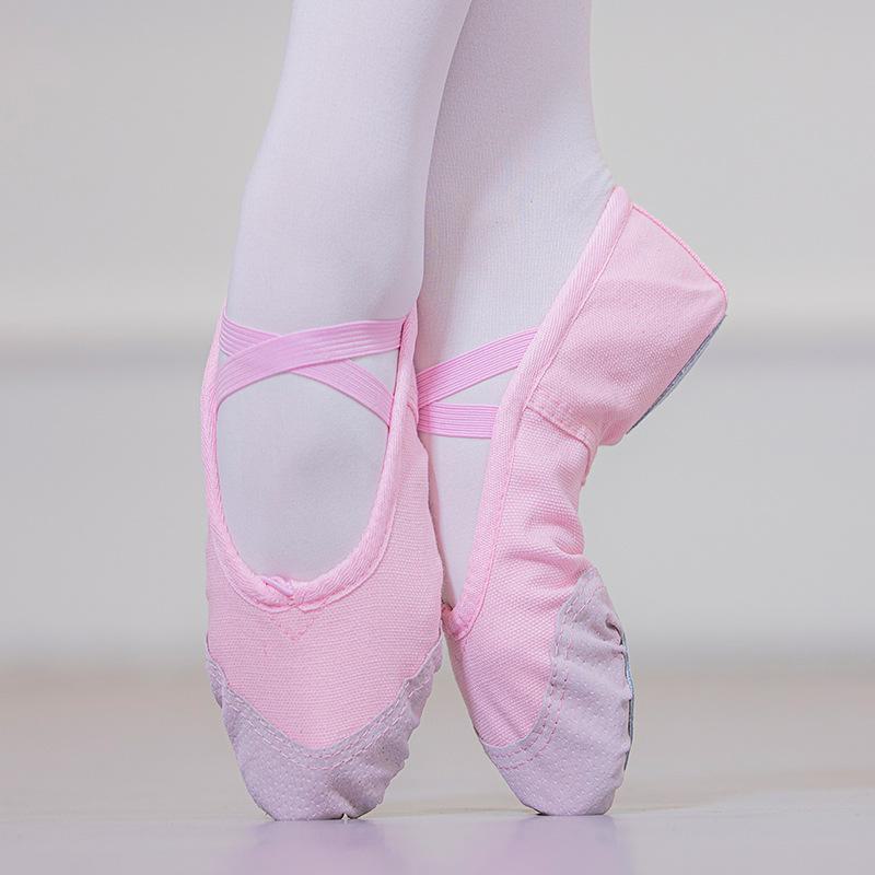 Adult & Child Leather Dance Shoes: Soft-Soled Ballet & Yoga Shoes for Men, Women, and Children.