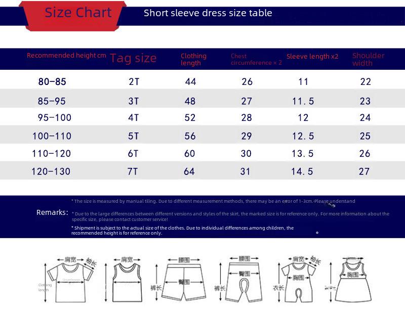 2025 European & American Style Summer Dress for Girls – Western Princess One-Piece