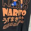 [USED] Naruto Uzumaki T-shirt, Size XL, Black, Men's Anime
