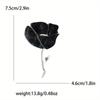 Big Flower Brooch Pin Acrylic Rose Women Brooch Fashion Design Gift For Women Clothing Decor