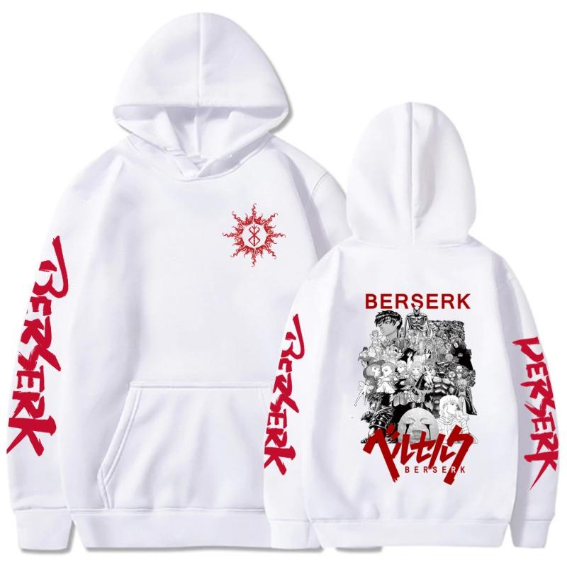 Berserk Guts Japonská Animace Pánské Módní Mikiny s Dlouhým Rukávem Dámské Ležérní Harajuku Streetwear