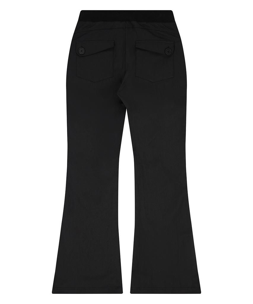 LUVISTRUE El Ribbon Bootscut Pants(Black)