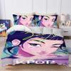 Movie D-Demon H-Hunters Duvet Cover Set Soft Wash Cotton Bed Comfortable Student Dormitory Home Girl's Gift Baby Bedding