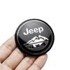 4Pcs Car Wheel Rim Center Hubcap Sticker Styling for Jeep Compass Patriot Grand Cherokee Wrangler JL Commander Renegade Liberty AMV1