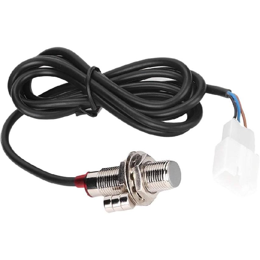 

Aramox Motorcycle Digital Speedometer Sensor Cable, 8-inch HUD Display with Magnet, Compatible with 2017+ , ABS Material