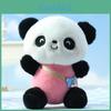 Charming Plush Panda Doll Keychain Cute Animal Pendant For Bags And Accessories