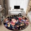 Elvis Presley: 60 Years On Record Commemorative CoinRound Non-Slip Chair Mat Chair Carpet for Office Rugs for Office Decor Gift For Valentine's Day Mo