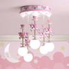 Children's Room Cartoon LED Chandelier Creative Girls Nordic Creative Unicorn Pink Chandelier Restaurant Bedroom Hanging Lamp