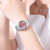 New Women Watch Round Quartz Diamond-Studded Wristwatch Date Luminous Waterproof Stainless Steel Watch Ladies Gift Relojes Para
