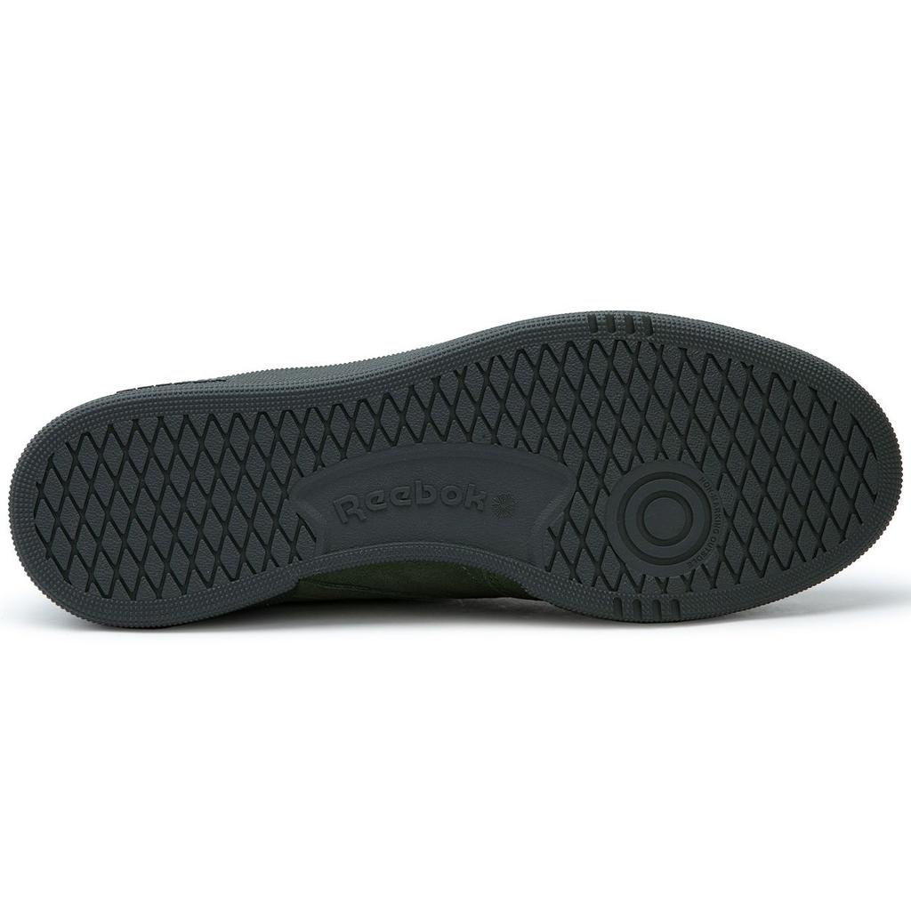 Reebok Club C 85 W+ Retro Casual Comfortable Versatile Thick Sole Low Top Sneakers Unisex Sneakers Green 24FRC901U0GL4