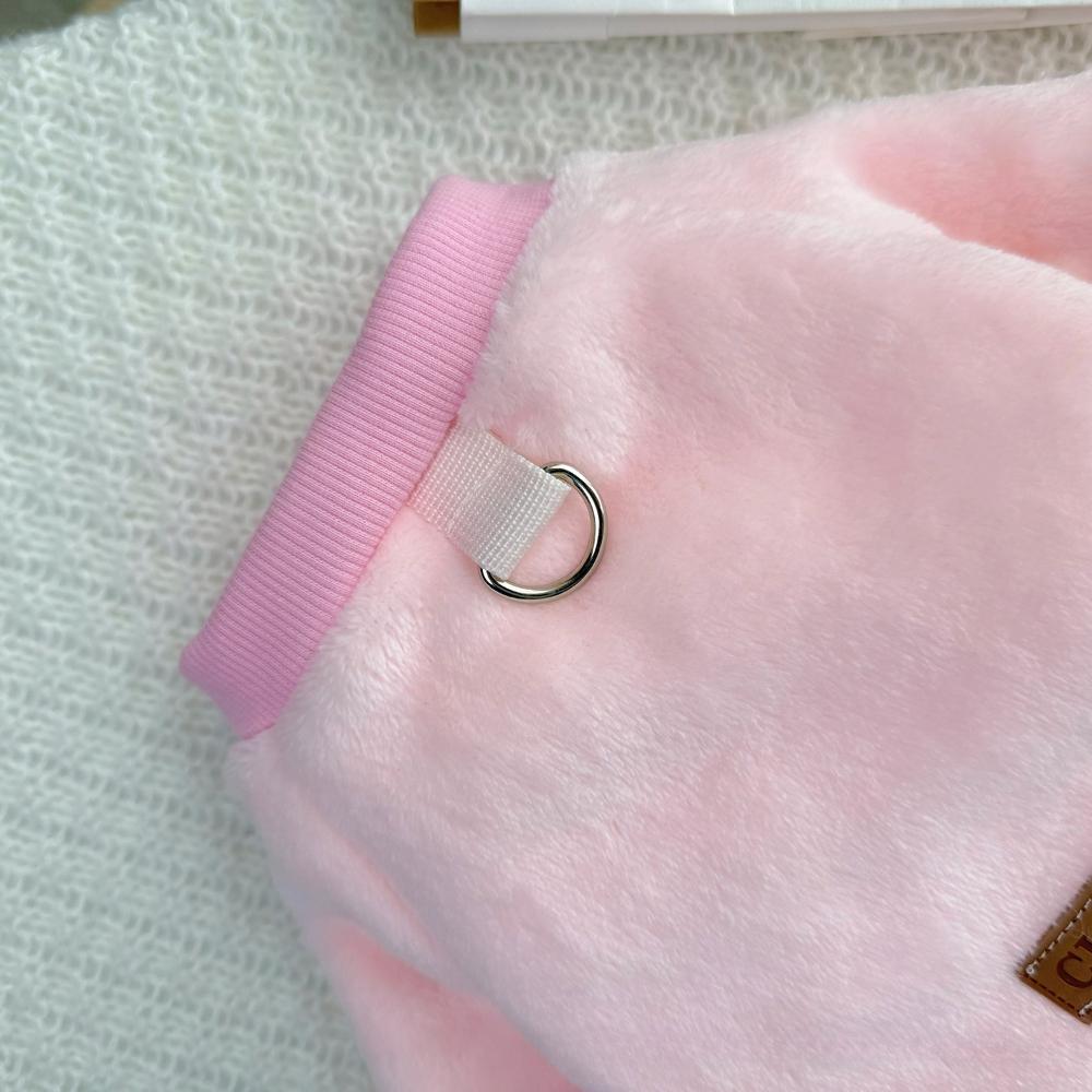 Vestiti invernali per animali domestici in pile felpato pesante caldo da esterno abbigliamento per cani gatti morbido confortevole autunnale per cuccioli cani di taglia piccola media