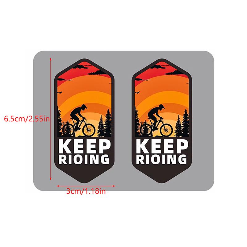 2 szt. Naklejki na ramę roweru elektrycznego, motocykla, naklejki wodoodporne na górną rurę roweru, dekoracyjna rama roweru, motocykla