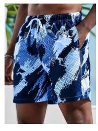 2025 Men s Swimwear, 3D Printed Beach Shorts, Casual Sports Shorts, Men s Fashion Shorts S