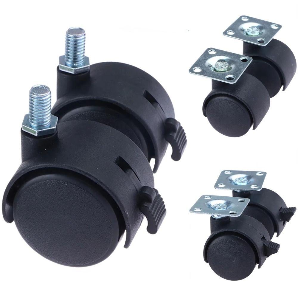 4Pcs Silent Operation Swivel Casters  for Furniture Office Chair Suitcase Trolley