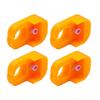 4Pcs/set 3D Printer Protective Adapter Mounting Ceramic Feed Throat Guard For X1 X1C P1P P1S 3D Printer Accessories