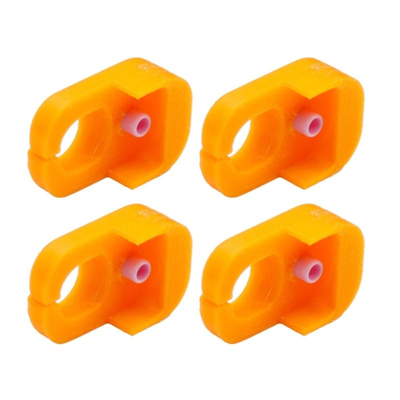 4Pcs/set 3D Printer Protective Adapter Mounting Ceramic Feed Throat Guard For X1 X1C P1P P1S 3D Printer Accessories
