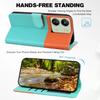 POCO C75 C65 Leather Case for Funda Xiaomi Redmi 14C 13C Note 14 13 4G Case Kawaii Cat Animal Wallet Phone Flip Back Cover Women