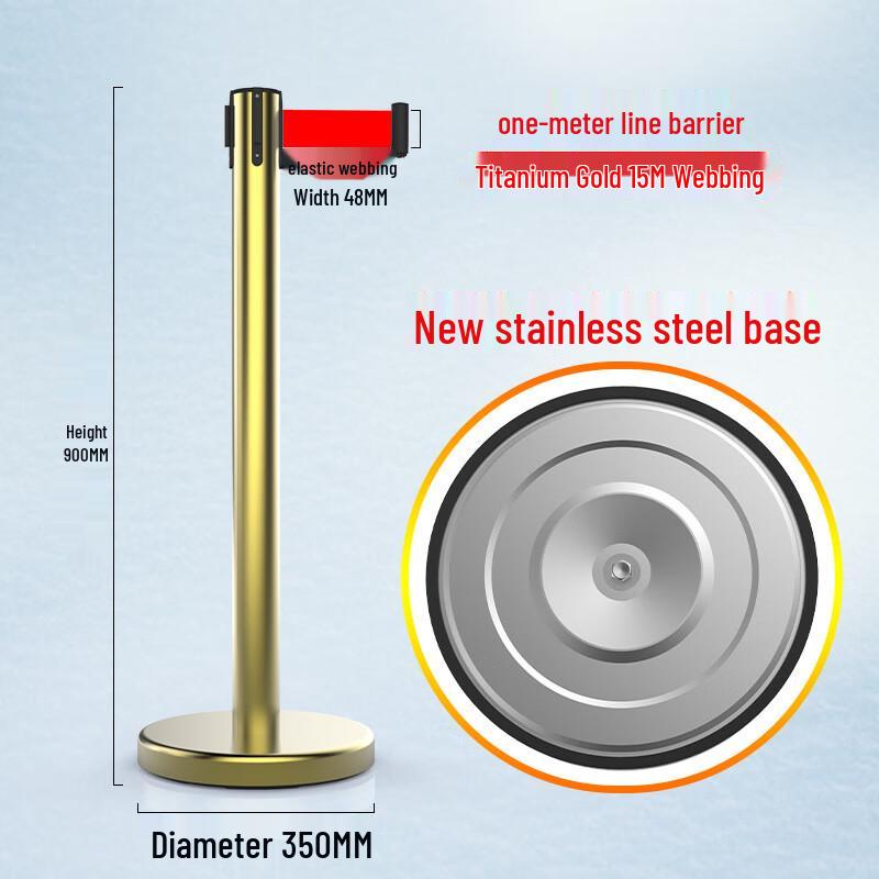 Retractable Belt Barrier Post