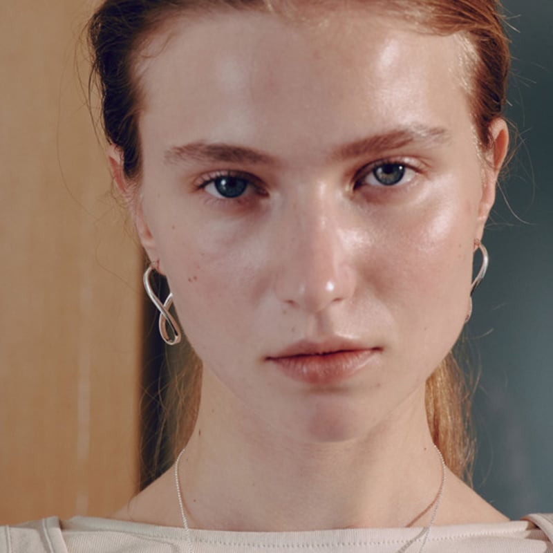 YUSOWA DUNE LONG LINE EARRING(2COLOR)