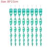 10Pcs Reflective Bird Deterrent Rods 30cm Hanging Bird Repellents Reflective Wind Spiral Rod Garden Anti-bird Protection