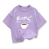 Summer Boys T-shirt  Casual Funny Energy=Milk+Coffee Print Men Cool Loose O-neck Tops For Baby Kids Short Sleeve Male Tees