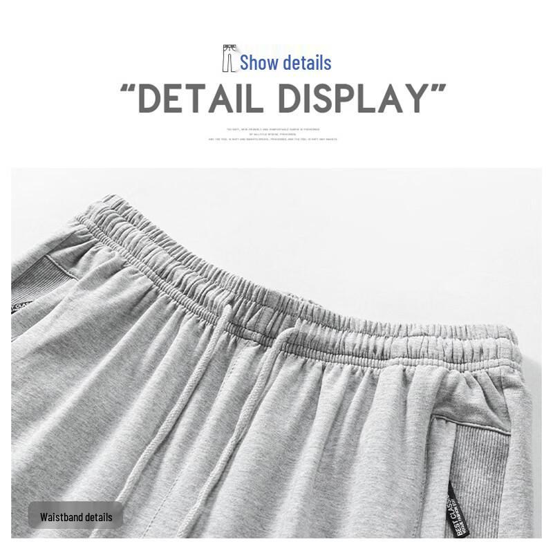 Men's Summer Cotton Blend 3/4 Length Casual Shorts