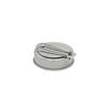 1PCS Stainless Steel Alcohol Furnace Ignition Cover With Handle Anti Scalding Windproof Barrier Fuel Fire Extinguishing Cover CN