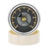 ZMFJH Retro Pointer 52MM Gauge 0-190ohm Fuel Level Oil Pressure Water Temperature Voltage Red Yellow Light for Car Boat Yacht
