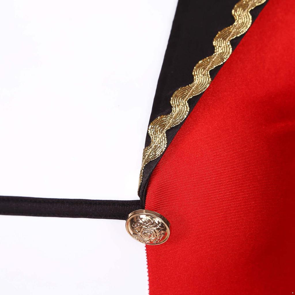 Women's Halloween Circus Ringmaster Cosplay Costume Female Bodysuits Role Play Outfits