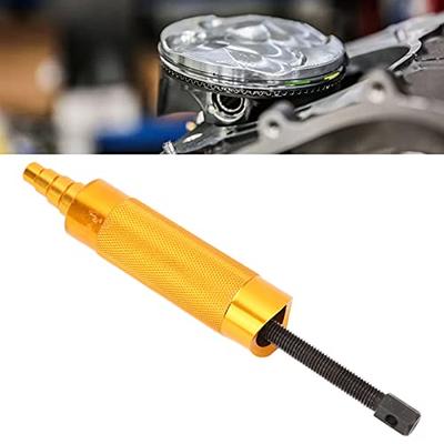 Kolbenbolzenabzieher - Qiilu Kolbenbolzenabzieher, 12-24mm Auswerferwerkzeug Abzieher Aluminiumlegierung Orange Schwarz für Universal-Fahrrad